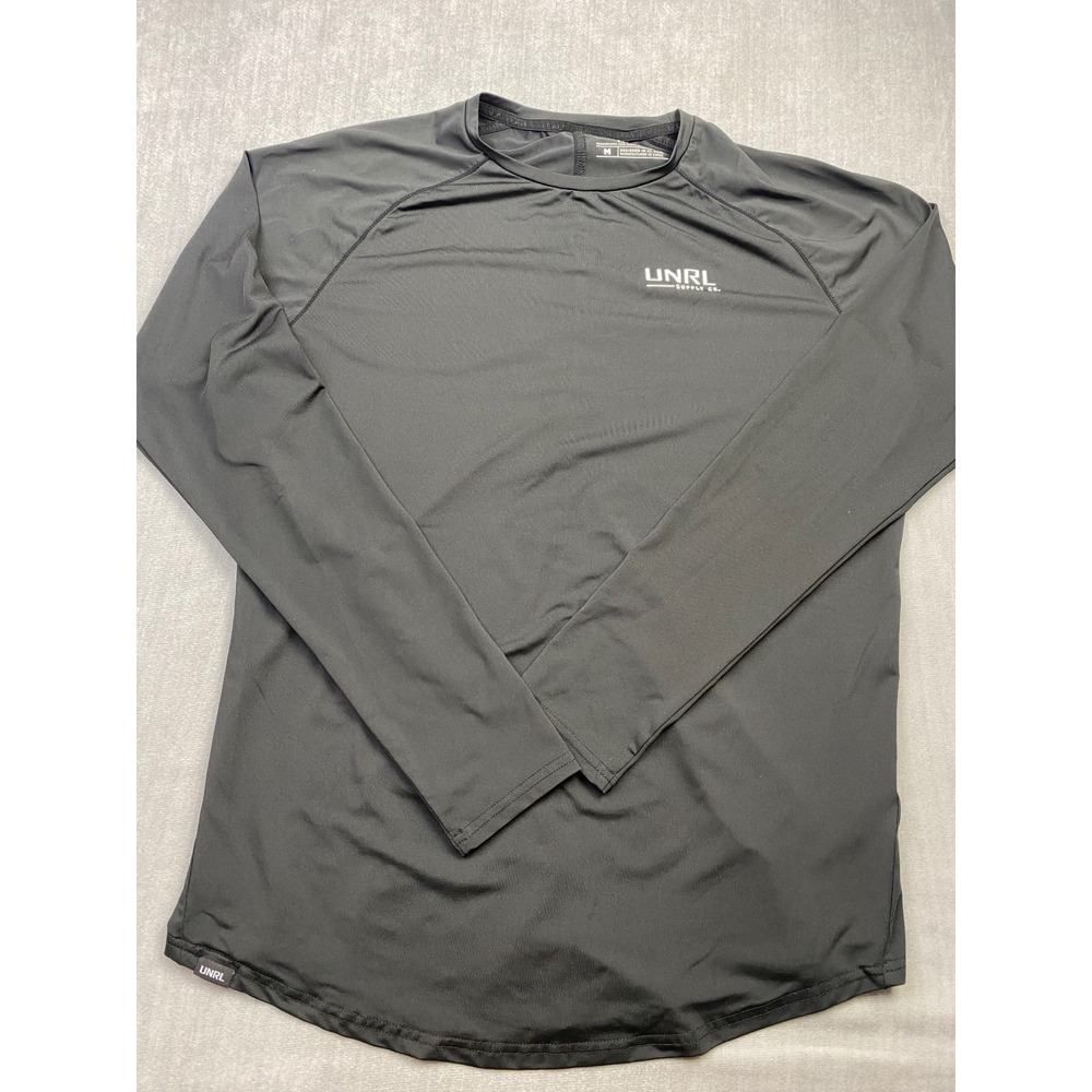UNRL Supply Co Performance Long Sleeve Shirt Black Scheels Exclusive Womens M